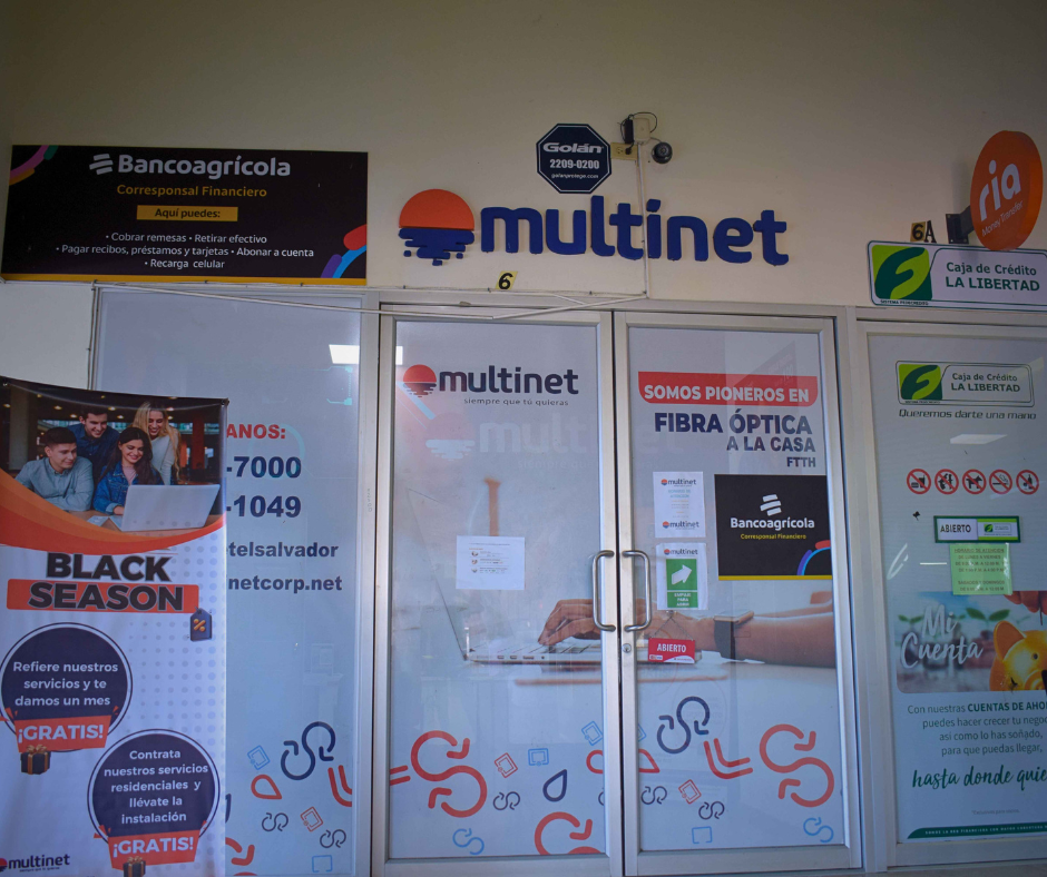 Multinet El Salvador Sucursal Zaragoza, Internet Residencial